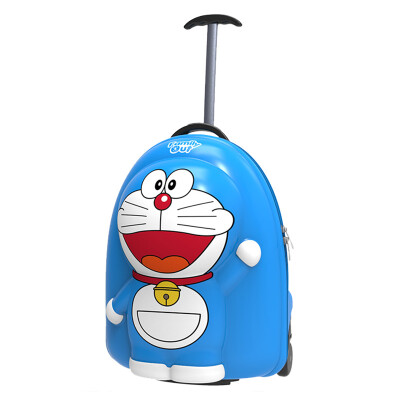 

Where the rice grain Family Out Doraemon three-dimensional children's trolley case cute cartoon boy and girl children's travel suitcase 17 inch boarding box
