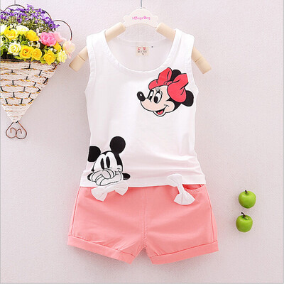 

2pcs Toddler Infant Kids Baby Girls Clothes T-shirt TopsPantsDress Outfits Set