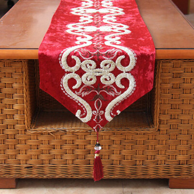 

Cntomlv modern simple fashion table runner European style Luxury Sino US Nordic table cloth coffee table bed flag bed towel