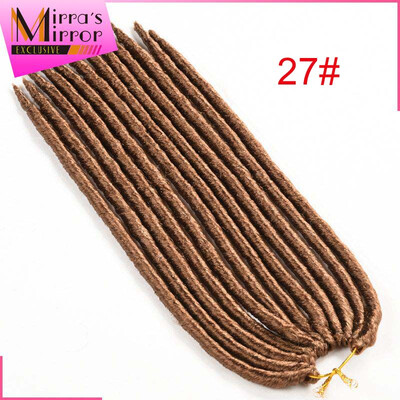 

Wholesale 9packs/Lot crochet twist hair synthetic faux locs crochet hair Kanekalon Soft dread Fauxlocs 14'' 18" for black women