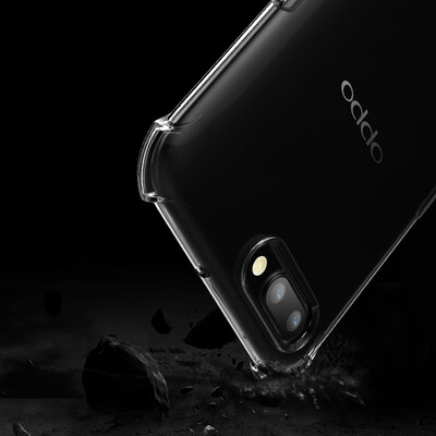 

Локк (ROCK) OPPO R11 телефона оболочка защитного рукава углов подушка оболочка Кристалл Щит / r11 прозрачный силиконовый рукав