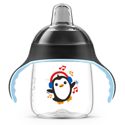 

Philips AVENT 260ml Cartoon Penguin Cup Duckbill Cup Childrens CupBaby Drink Cup Black SCF75336