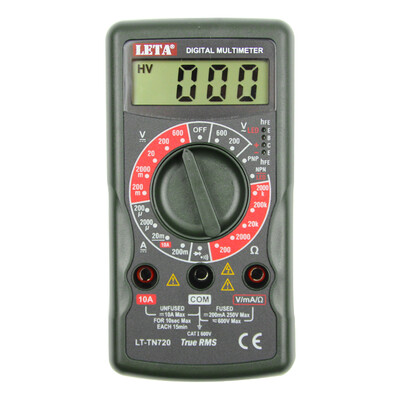 

Le Tower LETA 3 12 protective digital multimeter digital display anti-burning handheld multimeter instrumentation LT-TN720