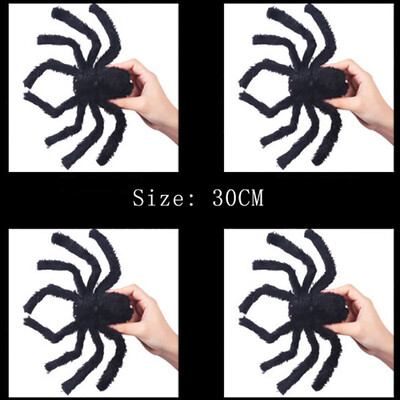 

Black Spider Halloween Decoration Haunted House Prop Indoor Outdoor Wide NEW KY