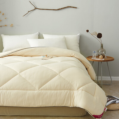 

Byford soybean fiber thickened cotton quilts quilt single double spring and autumn was core 200 * 230cm soybean white
