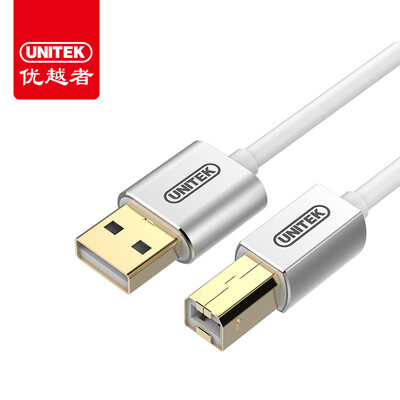 

UNITEK usb printer data cable extension 2 meters high speed USB printer cable HP Epson general computer extension cord Y-C4001FSL