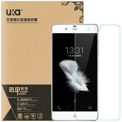 

UKA Blu-ray-resistant tempered glass membrane cell phone protection film for ZTE Nubia 4/Z9 MAX/My Prague