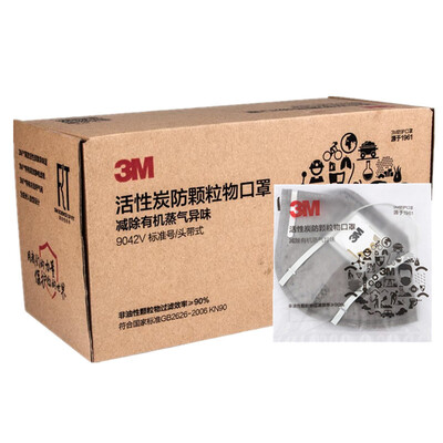 

3M 9041V mask with breathing valve with activated carbon anti-organic odor anti-formaldehyde decoration odor anti-fog ear band mask