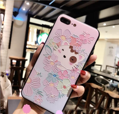 

IPhone 6s 6plus 7 7p, the new phone shell hard shell all-inclusive anti-wrestling apple cute cartoon relief