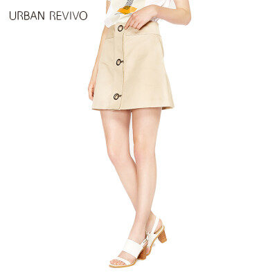 

UR ladies button commuter leisure type A half skirt YU03S5AN2002 card of the Department of