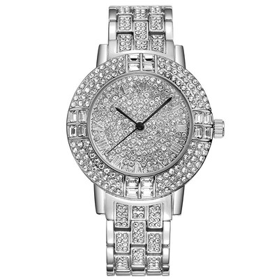 

BAOSAILI Full Rhinestone Women Wristwatch Ladies Quartz Watch Dress Clock Luxury Gold Silver Watch