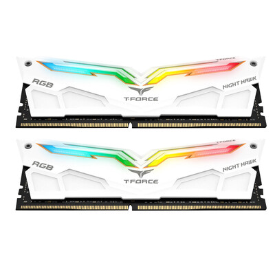 

Ten King Team RGB Light Bar DDR4 3200 16G 8G × 2 Set Desktop Memory Barret White