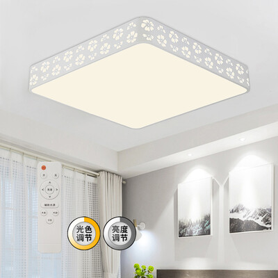 

HD LED освещение потолочный светильник современный минималистский спальне живой дистанционного бесступенчатое затемнение тона Цветовая температура снега площадь 55W