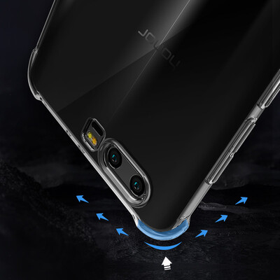 

ROCK glory 9 phone shell case shield drop series suitable for Huawei Glory 9 transparent