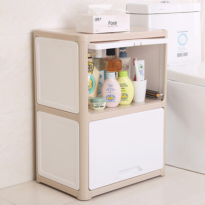 

Also elegant storage cabinet plastic cabinet kitchen storage bathroom storage box simple wardrobe simple two-layer