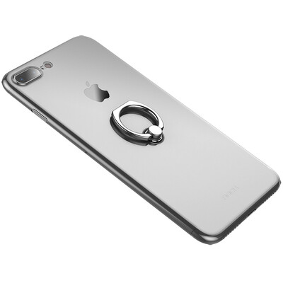 

Rock ROCK iphone7 Mobile Shell Cover Ring Stand Ultralight PP Shell Apple 7 Micro sand Transparent