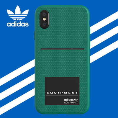 

Adidas (Адидас) iPhoneX новый бизнес-телефон оболочки простые атмосферные модели слот высокого класса карты Apple, 10 все включено силикон не скользит падение сопротивления защитного рукава оригинальный зеленый