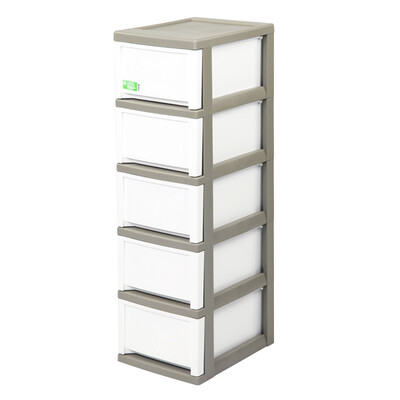 

Alice IRIS environmental protection material drawer storage cabinet finishing cabinet locker wardrobe MCD-325 gray white