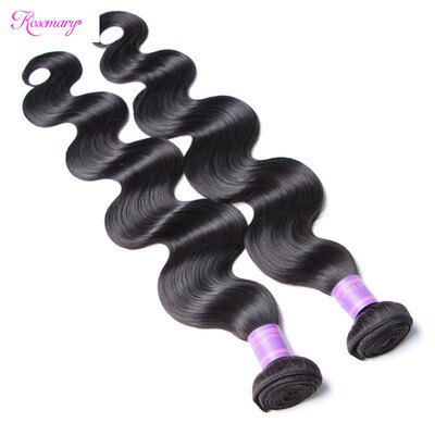 

Rosemary Hair Products Malaysian Virgin Hair Body Wave 2PCS Malaysian Body Wave Human Hair Weave Bundles Human Hair Extension