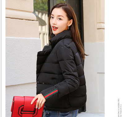 

2017 winter new Korean Slim large size short paragraph casual women's cotton cotton jacket jacket