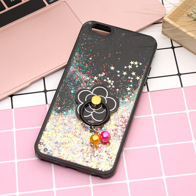 

Apple 7plus mobile phone shell camellia quicksand liquid mobile iphone6 mobile phone protective cover