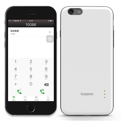 

Kaleido Kaleido Gemini dual cartoon phone shell Apple double card dual standby artifact for ipone6 plus 6S plus light spirit white