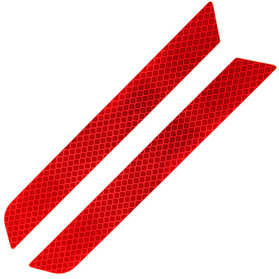 

3M rear bumper reflective sticker 2pcs safety warning trim strip