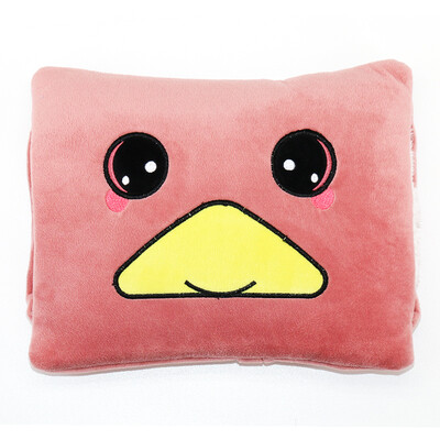 

Antarctic double-handed detachable hot water bottle charging explosion-proof warm water bag has been injected water warm hand treasure black smiley bird