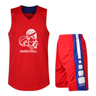 

Zhengbao basketball suit boy's shirt vest team of children's jerseys in a customized competition training suit printing number gro