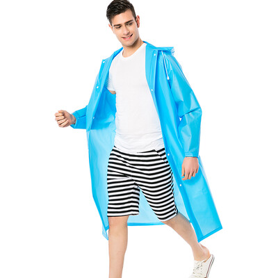 

Yu Ding raincoat men&women upgrade models breathable mesh outdoor travel adult transparent poncho