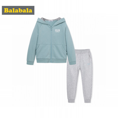 

【Jingdong delivery】 Balabala (balabala) children's clothing girls set children two-piece suit in the large children's clothing pants tide 28043170151 earth gray green 120