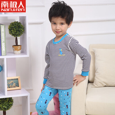 

Antarctic Nanjiren children underwear boys&girls autumn&winter thicken brushed warm underwear Qiuqiu pants sets Tibetan youth 120