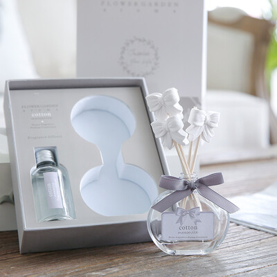 

Yonago home creative Christmas gift for girlfriend birthday gift bow aromatherapy white rose to send girlfriend girl girlfriends birthday wedding gift