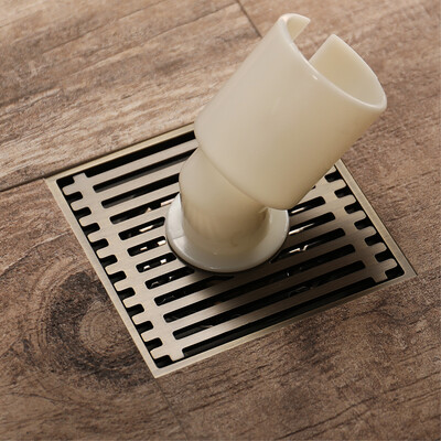 

HIDEEP bathroom accessories Green bronze floor drains