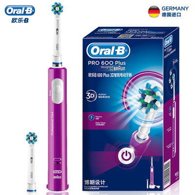 

Oral B Pro 600 Plus 3D Smart Electric Toothbrush / Purple D16 +