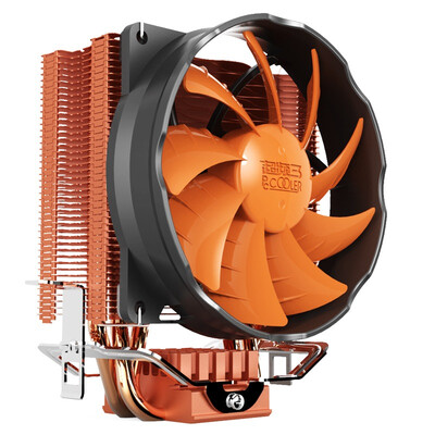 

PCCooler (PCCOOLER) башня процессорного кулера (мультиплатформенный / 4 Тепловая труба / башни структура / ШИМ термостат / 10см-синий вентилятор / смазка в комплекте)