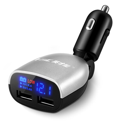

HSC YC-01S Автомобильное зарядное устройство USB QC3.0 серебро быст