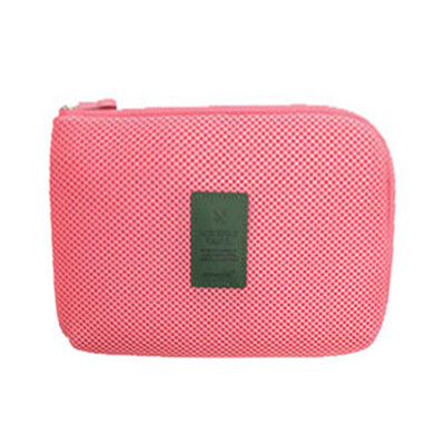 

Bantogne Travel Storage Bag Digital Consolidated Storage Pack Data Line Charging Po Hard Disk Bag Finishing Bag Pink