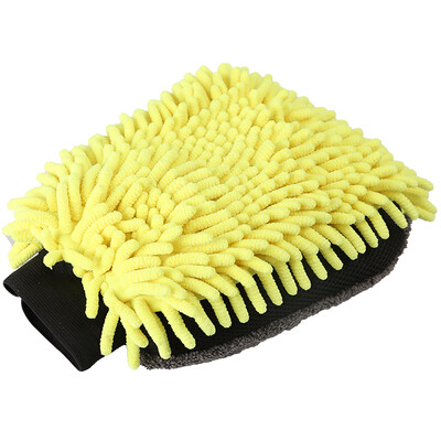 

Green source car car wash gloves chenille three-in-one cleaning car car wash cloth absorbent cleaning lint multi-purpose gloves