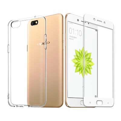 

[Комплект] мембрана оболочки телефона оболочка ESCASE OPPO A77 / OPPO полноэкранное белого Фильм A77 стал OPPO все включено DROP сабо / прозрачное покрытие