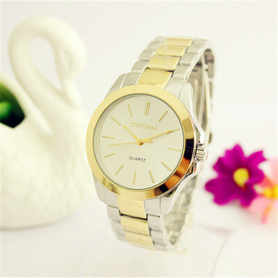 

Luxury Fashion Ladies Dress Watch CONTENA Lovely Pink Bracelet Women Quartz Wristwatches Simple Style Full Steel Watch
