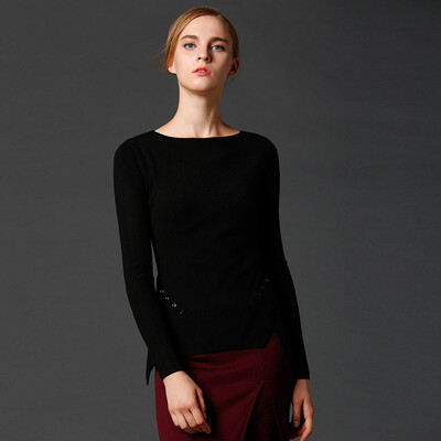 

Marc Rebecca&39s long-sleeved shirt shirt Women&39s Slim Sling Knit Sweater 75005D Black