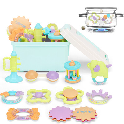 

Dr.B Rattle neonatal bed bell toys toddler teether baby toys 0-1 years old can be boiled disinfection (10 sets