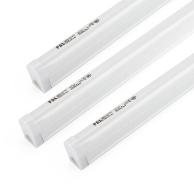 

Foshan Lighting FSL LED Tube T5 Integrated Set Bracket 1 m LED Light With 12W Daylight 25 Pack 6500K