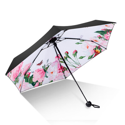 

iRain Umbnella Sunscreen Pocket Umbrella Ultra Light Umbrella Folding UV Umbrella Sunny Umbrella Parasol 5 Folding Umbrella Sunshade