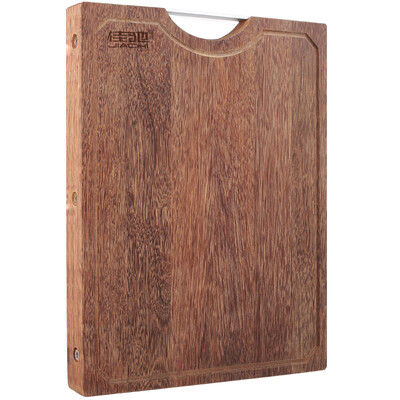 

Jia Chi solid wood cutting board chicken wings wood cutting board 2 cm thick chop plate bone plate stainless steel nail fastening JC-JM40 40 30 2cm