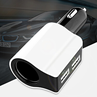 

KOOLIFE многофункциональный телефон автомобильное зарядное устройство двойной USB автомобильное зарядное устройство быстро один с