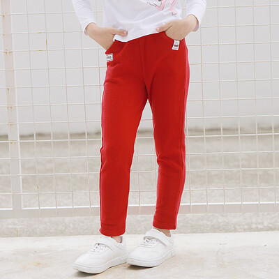 

Disha DEESHA girls in the fall of the new children&39s trousers in the big children&39s casual pants wild girl leggings 711730403 wine red 160