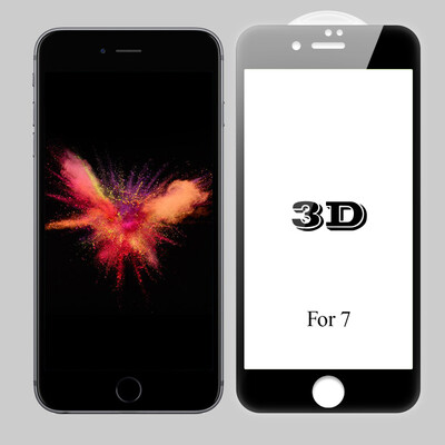 

【3D Rewan】 Wally (VALEA) Apple 7 закаленная пленка iPhone 7 закаленная пленка 3D полноэкранный с покрытием закаленный мобильный телефон высокой четкости защитная пленка черный