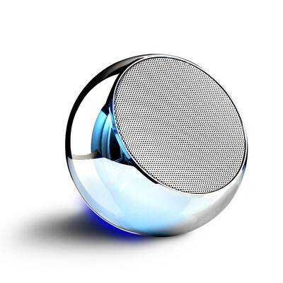 

Machine music hall Bluetooth speaker mini subwoofer multi-function mobile phone small steel gun sound Apple Andrews mobile phone flat plate general M08 silver plating
